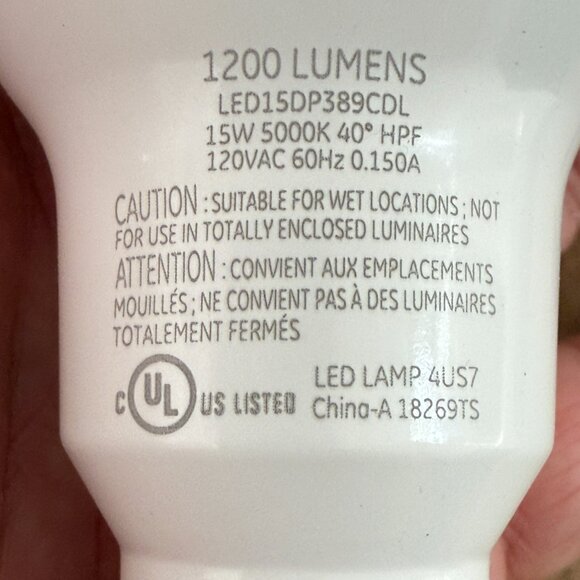 GE Refresh LED Flood Light Bulbs 3 pack - Picture 4 of 6